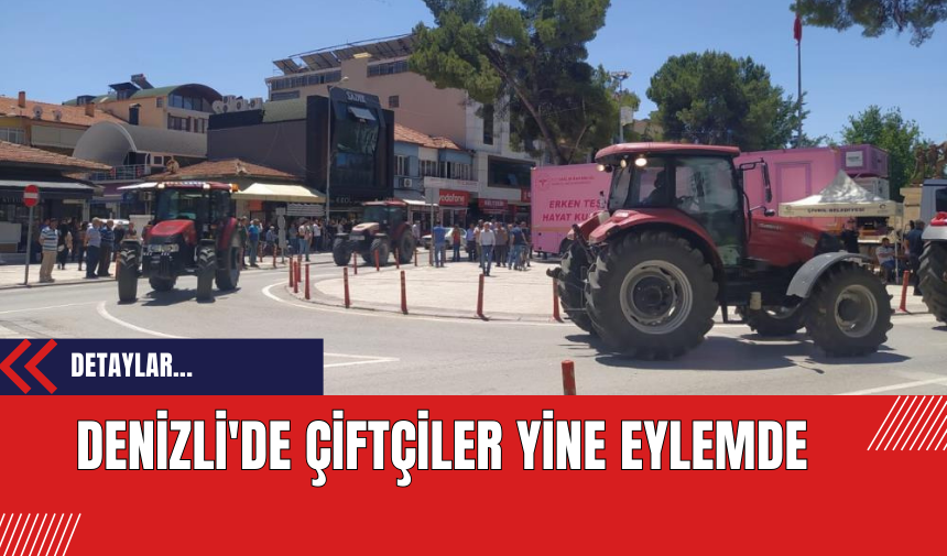 Denizli'de çiftçilerin sulama fiyatlarına indirim talebi yine eyleme dönüştü