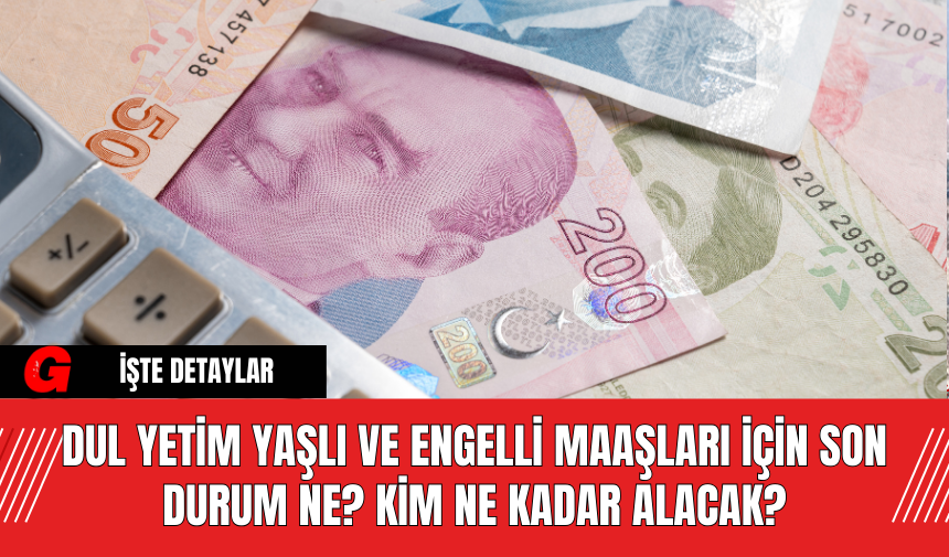 Dul Yetim Yaşlı ve Engelli Maaşları İçin Son Durum Ne? Kim Ne Kadar Alacak?