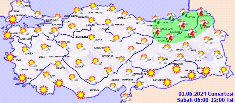 Meteoroloji'den kuvvetli yağış uyarısı