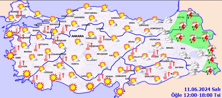 Meteoroloji uyardı! Kavurucu sıcaklar geliyor: O saatlere dikkat!