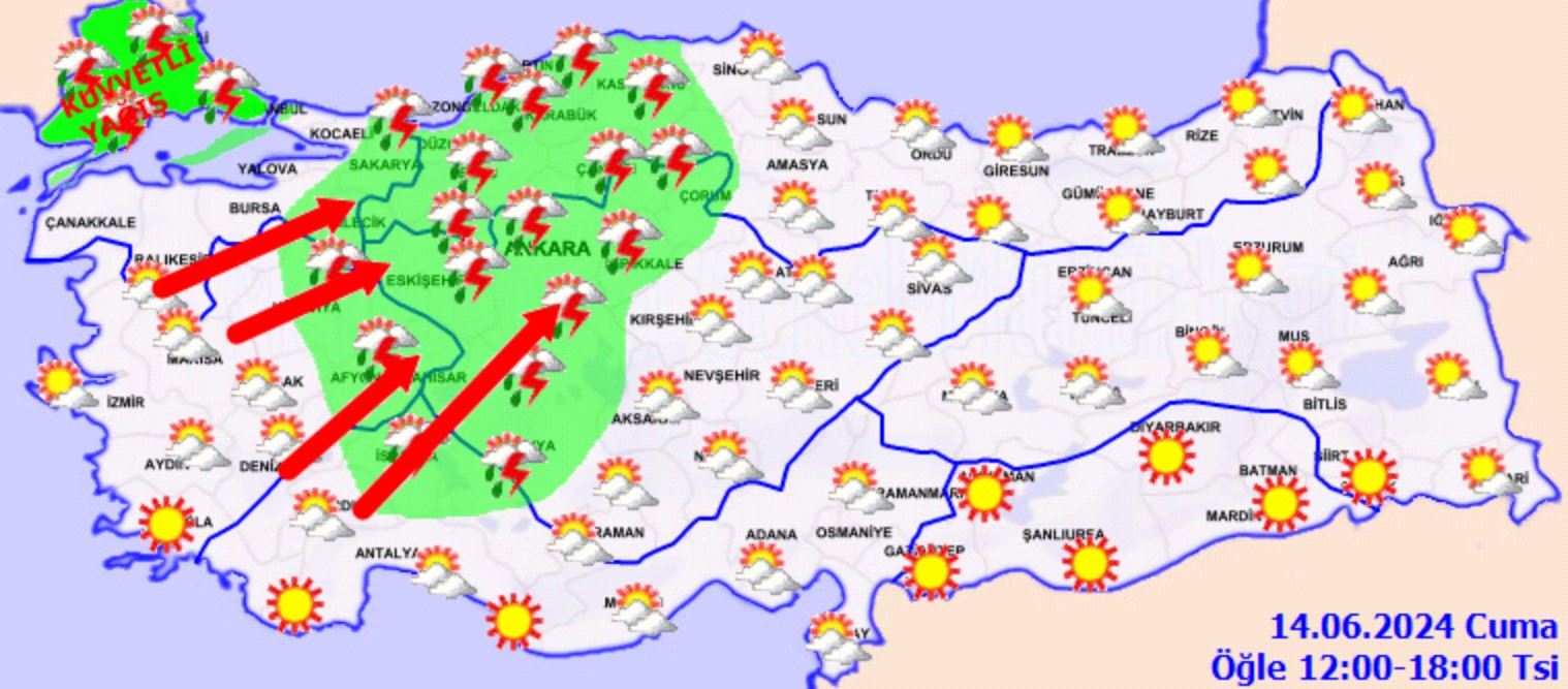 Meteoroloji uyardı: İstanbul ve Ankara dahil 13 il için sarı kodlu alarm!