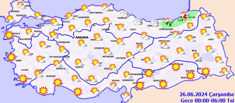 Meteoroloji'den 10 il için uyarı: Gök gürültülü sağanak yağış uyarısı!