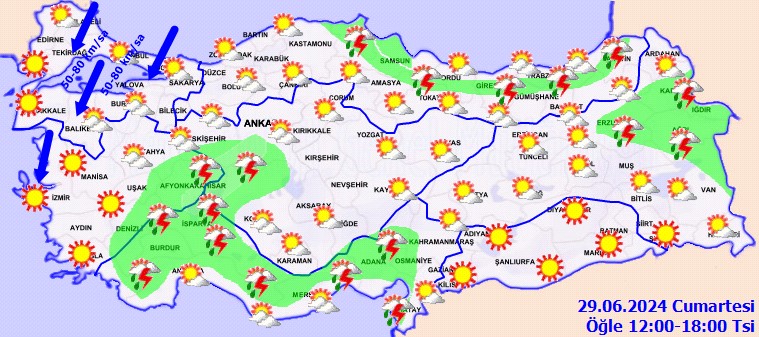 Meteoroloji açıkladı: 6 İl için 'sarı kodlu' uyarı!