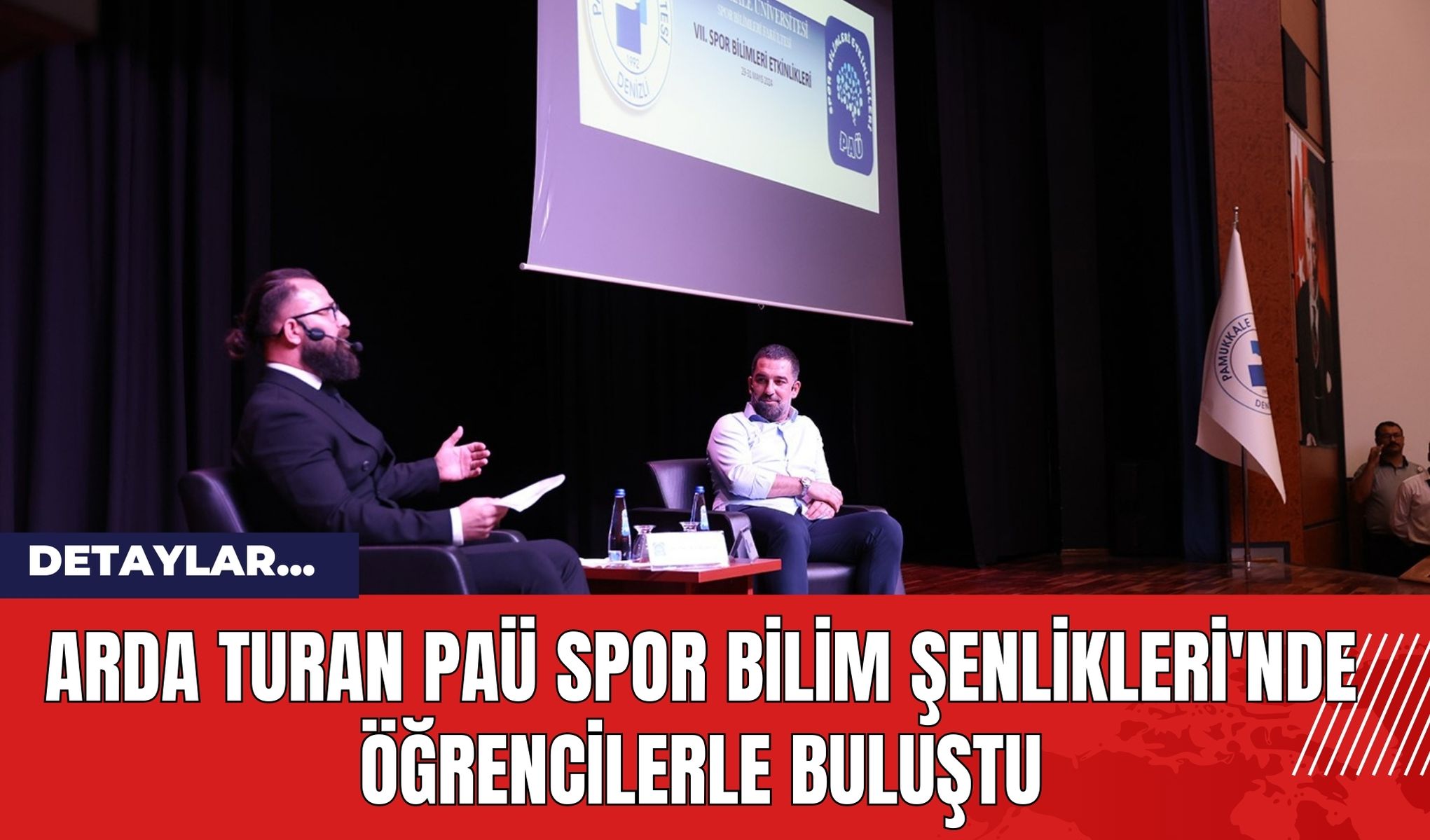 Arda Turan PAÜ Spor Bilim Şenlikleri'nde Öğrencilerle Buluştu