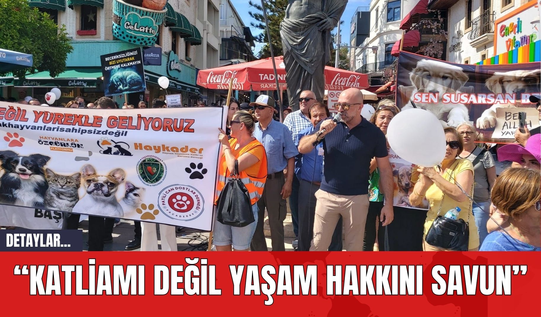 “KATLİAMI DEĞİL YAŞAM HAKKINI SAVUN”