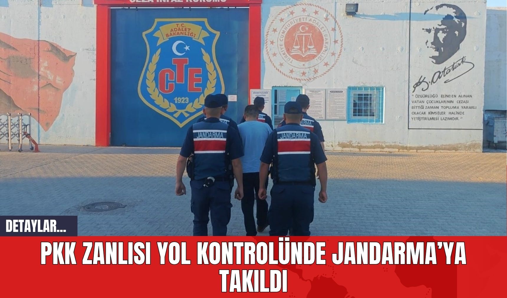 P*K Zanlısı Yol Kontrolünde Jandarma’ya Takıldı