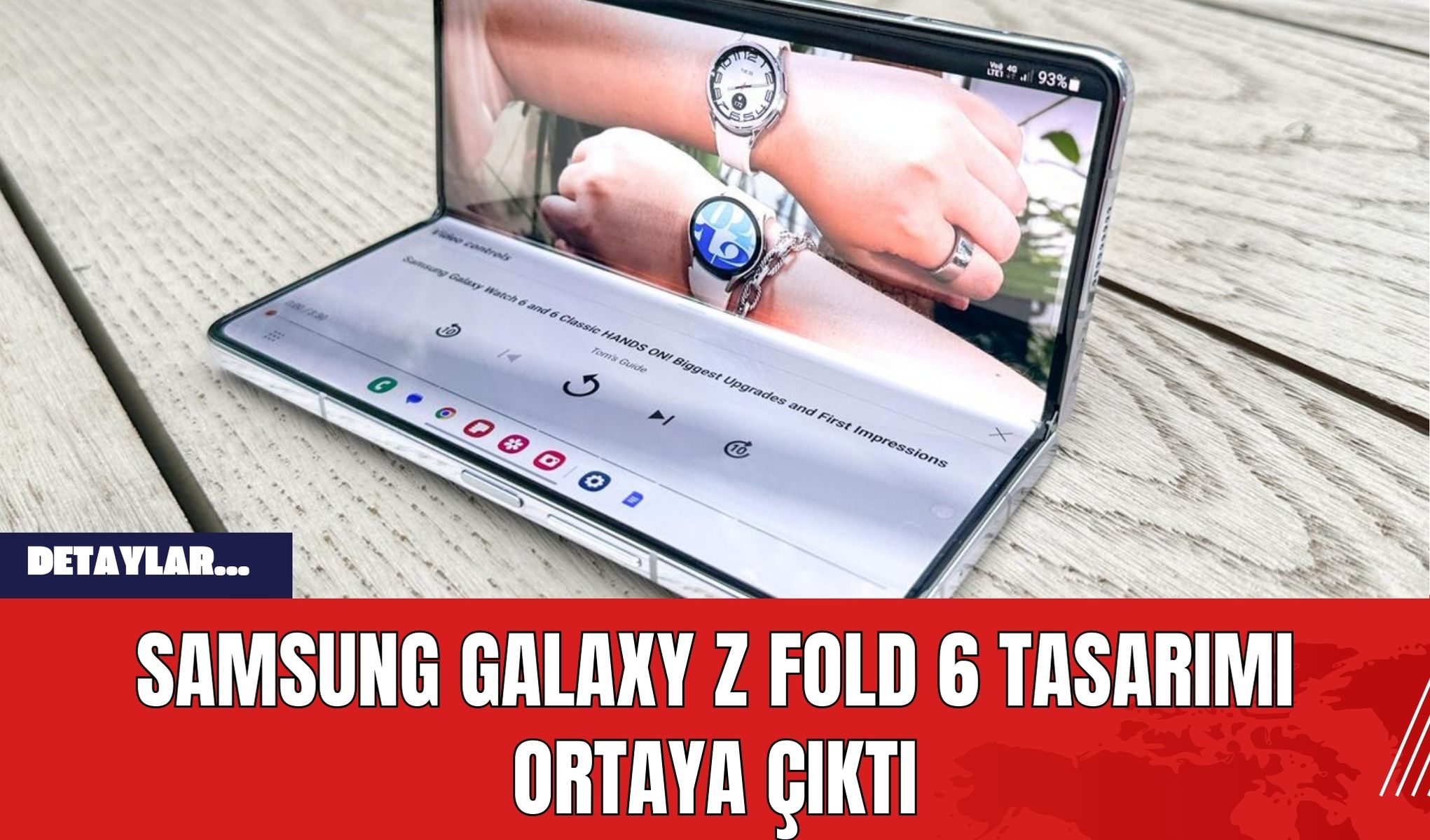 Samsung Galaxy Z Fold 6 Tasarımı Ortaya Çıktı