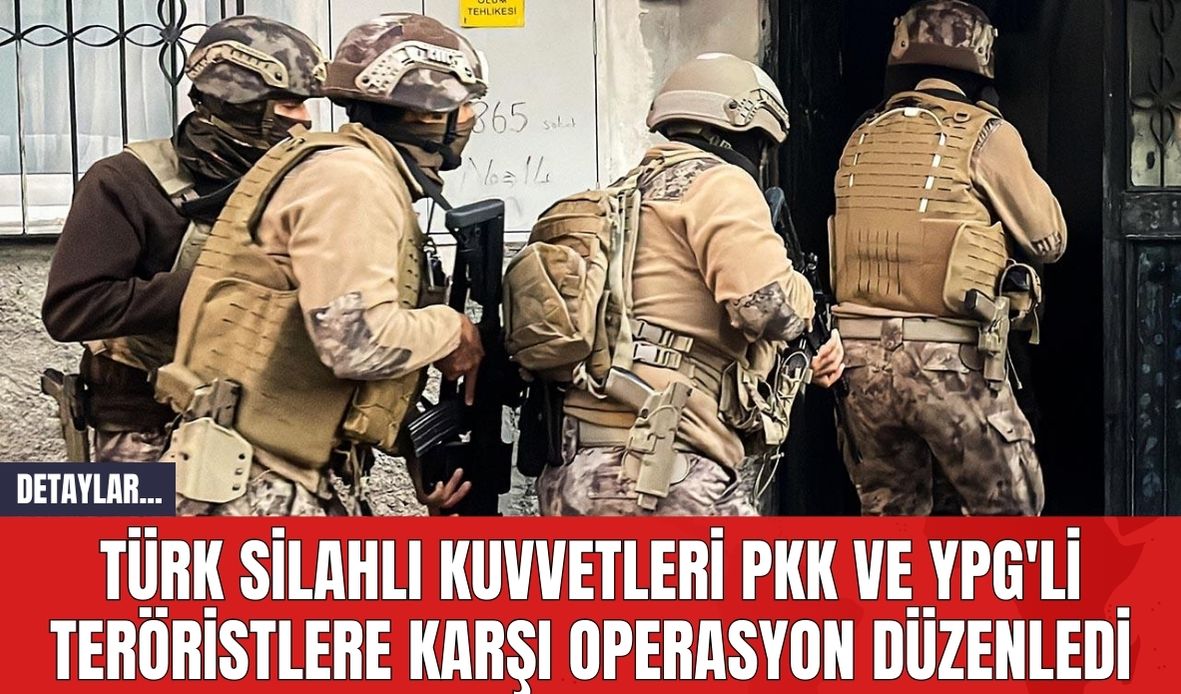 Türk Silahlı Kuvvetleri P*K ve Y*G'li Teröristlere Karşı Operasyon Düzenledi