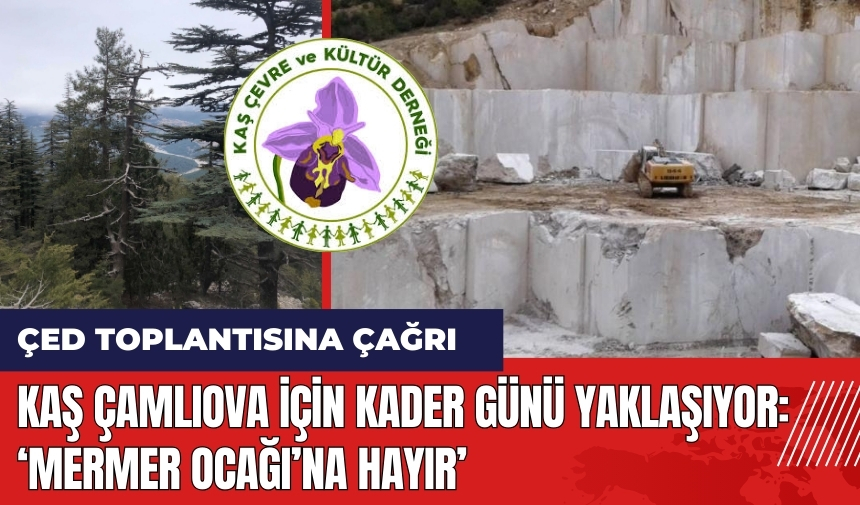 Kaş Çamlıova için kader günü yaklaşıyor! Çevrecilerden ÇED toplantısı çağrısı