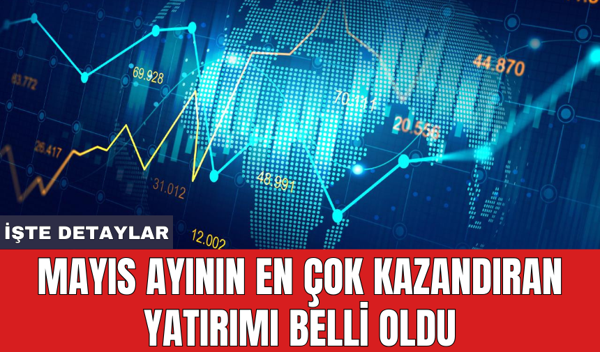 Mayıs ayının en çok kazandıran yatırımı belli oldu