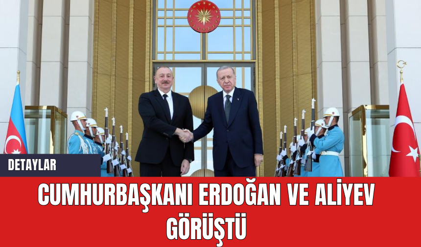 Cumhurbaşkanı Erdoğan ve Aliyev Görüştü