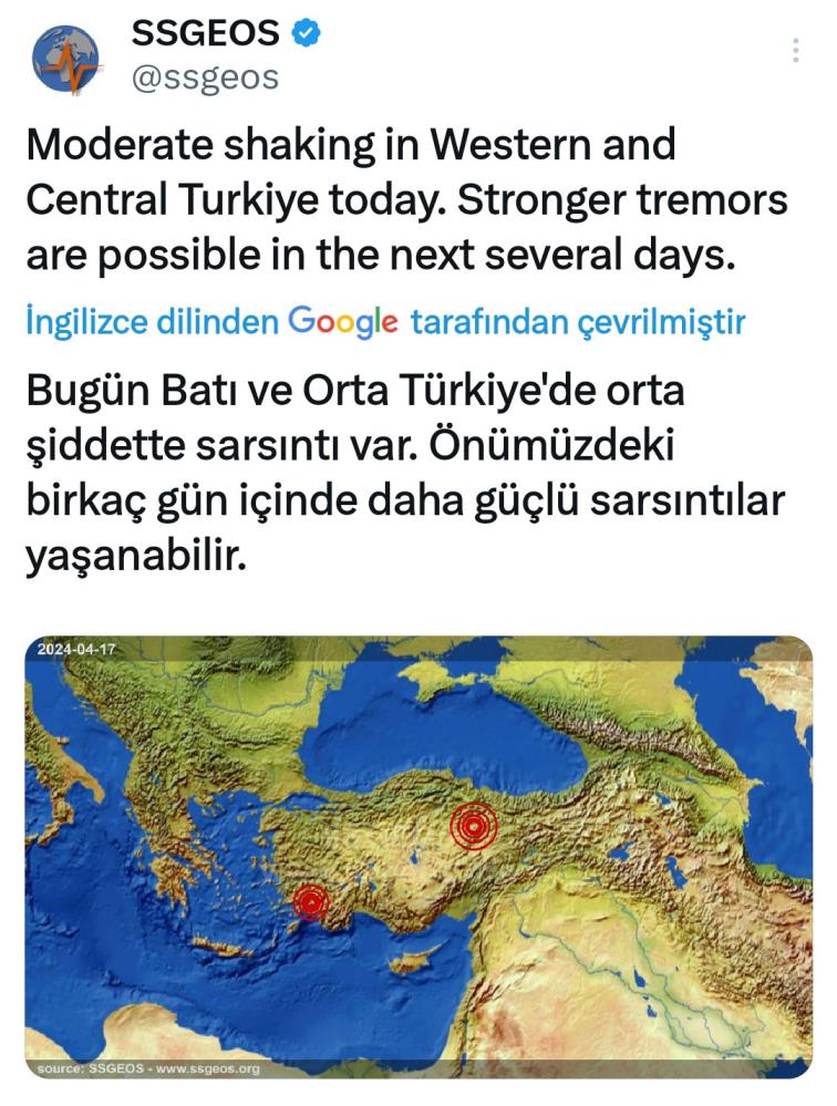 Tokat Ve Hatay'da Deprem Beklentisi5