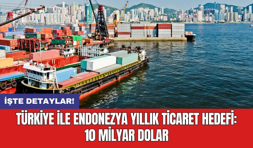 Türkiye ile Endonezya yıllık ticaret hedefi: 10 milyar dolar