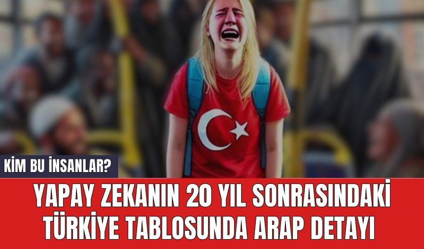 Yapay zekanın 20 yıl sonrasındaki Türkiye tablosunda Arap detayı