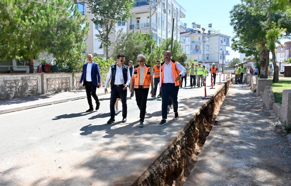 Başkan Kocagöz ilçe genelinde yatırımları inceledi