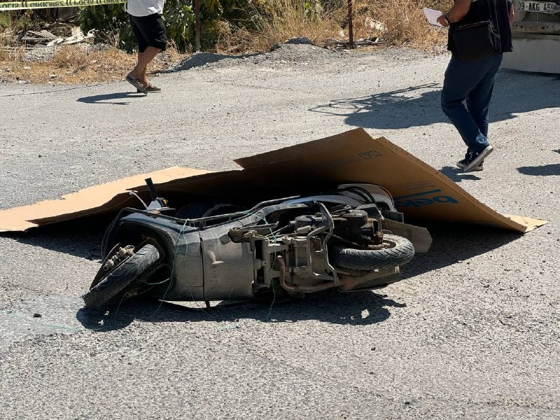 Gazipaşa'da beton mikseri altında kalan motosiklet sürücüsü hayatını kaybetti