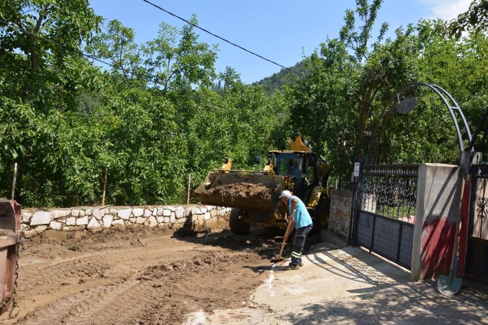 Denizli şiddetli sel felaketi sonrası çalışmalar sürüyor