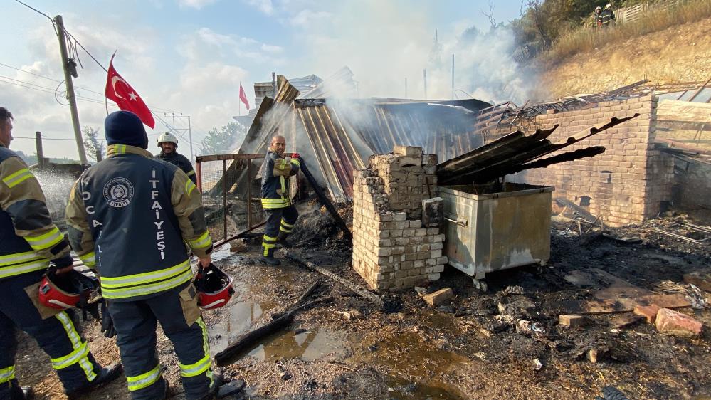 İzmit'te ahır yangını: 14 hayvan telef oldu bir kişi yaralandı