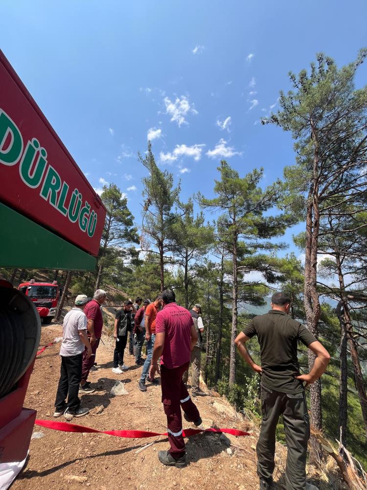 Adana'da ormanlık alanda yangın çıktı