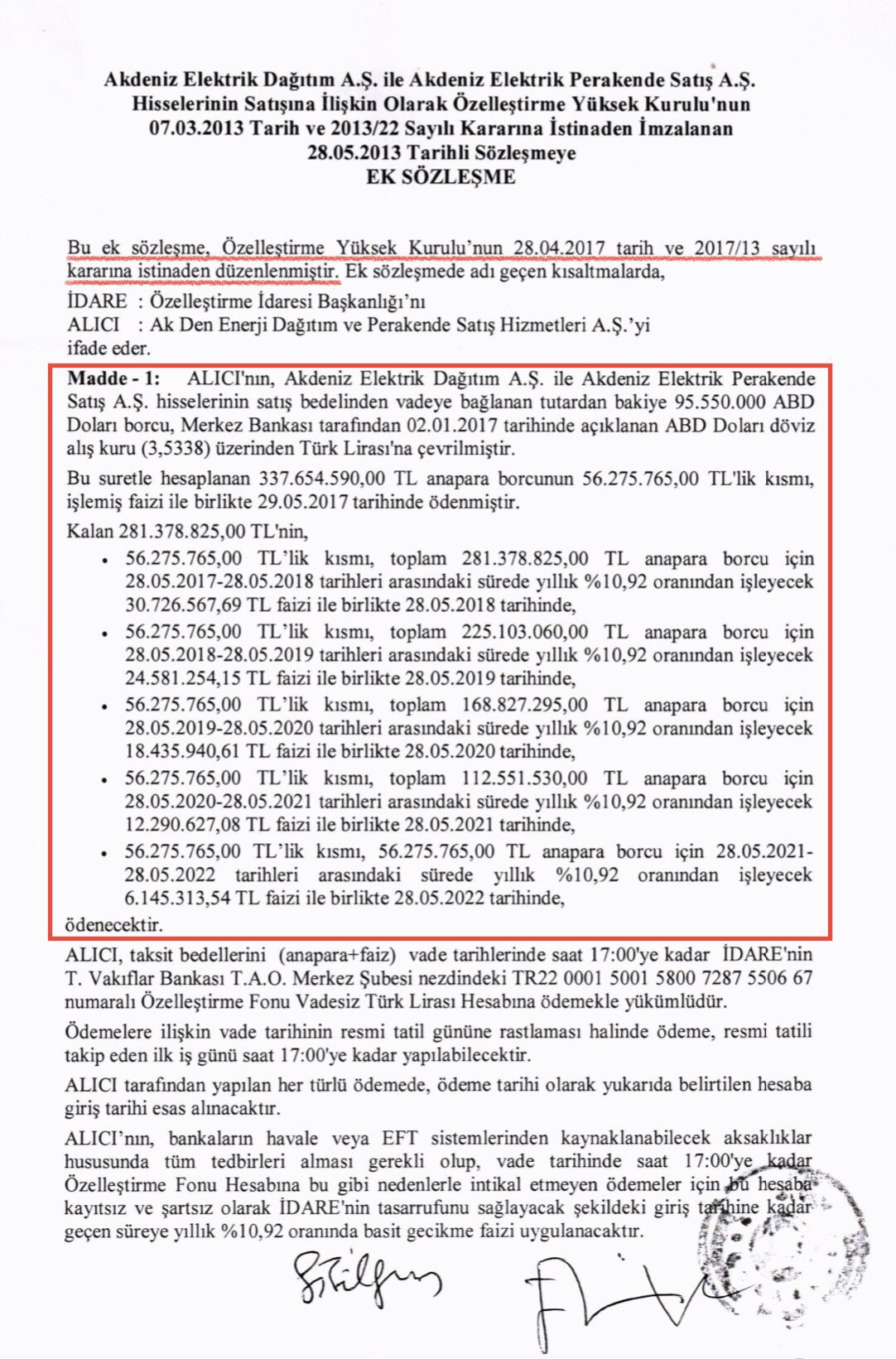 Akdeniz Elektrik'in Dolar Borçları Tl'ye Çevrildi Zarar 38 Milyon Dolar 4