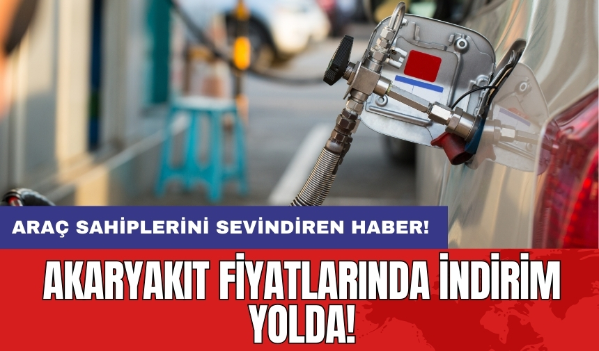 Araç sahiplerini sevindiren haber: Akaryakıt fiyatlarında indirim yolda!