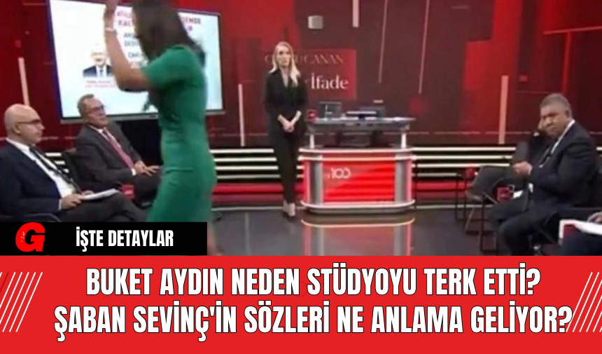 Buket Aydın Neden Stüdyoyu Terk Etti? Şaban Sevinç'in Sözleri Ne Anlama Geliyor?