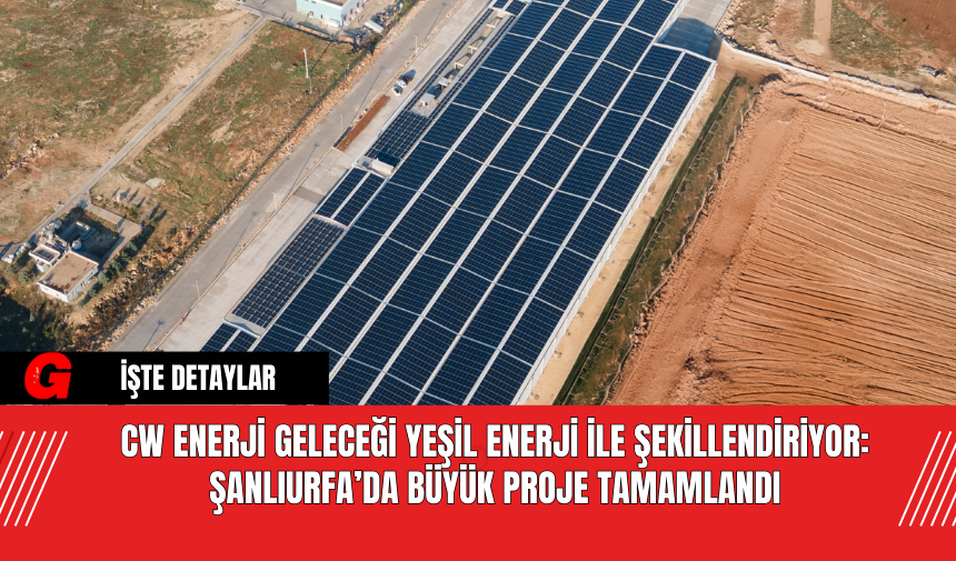 CW Enerji Geleceği Yeşil Enerji ile Şekillendiriyor: Şanlıurfa’da Büyük Proje Tamamlandı