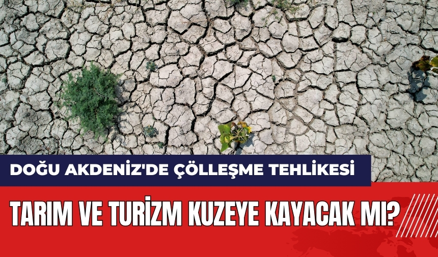 Doğu Akdeniz'de çölleşme tehlikesi! Tarım ve turizm kuzeye kayacak mı?