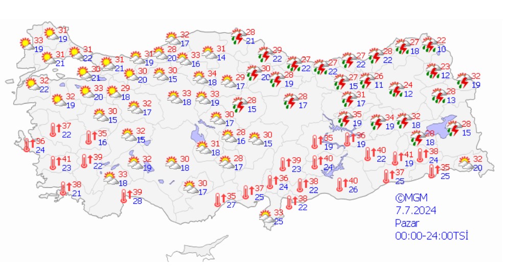 Meteoroloji il il uyardı: kuvvetli yağış ve rüzgâra dikkat!