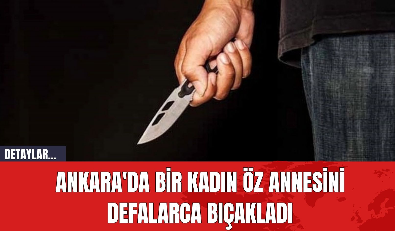 Ankara'da Bir Kadın Öz Annesini Defalarca Bıçakladı