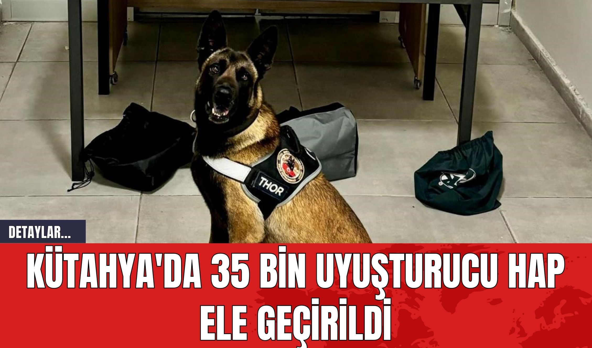 Kütahya'da 35 Bin Uy*şturucu Hap Ele Geçirildi