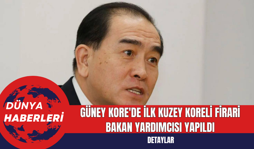 Güney Kore'de İlk Kuzey Koreli Firariyi Bakan Yardımcısı Yaptı