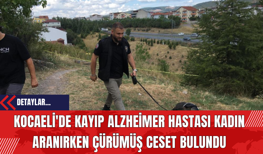 Kocaeli'de Kayıp Alzheimer Hastası Kadın Aranırken Çürümüş Ceset Bulundu