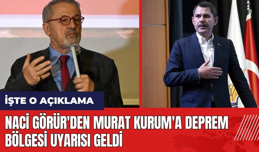 Naci Görür'den Murat Kurum'a deprem bölgesi uyarısı geldi: Felaketi gelecek nesillerimize ihraç ederiz