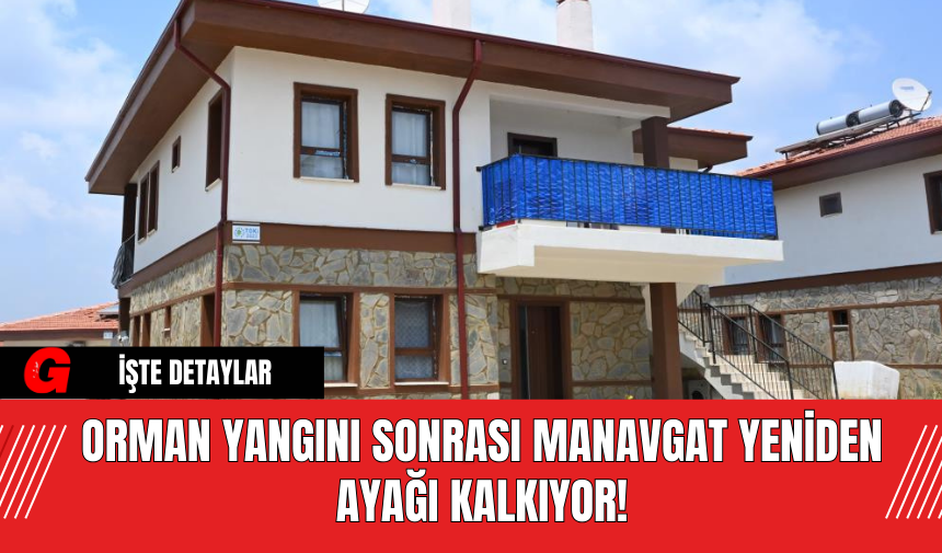 Orman Yangını Sonrası Manavgat Yeniden Ayağı Kalkıyor!