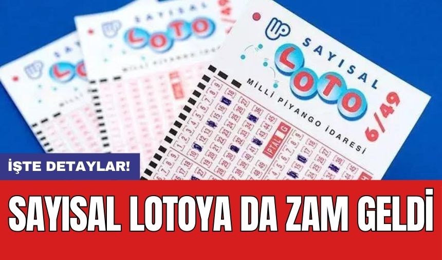 Sayısal lotoya da zam geldi