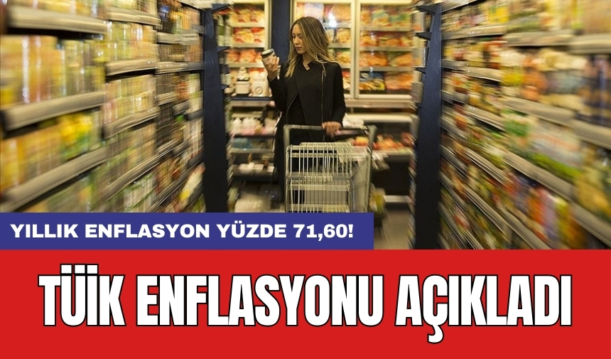 TÜİK enflasyonu açıkladı