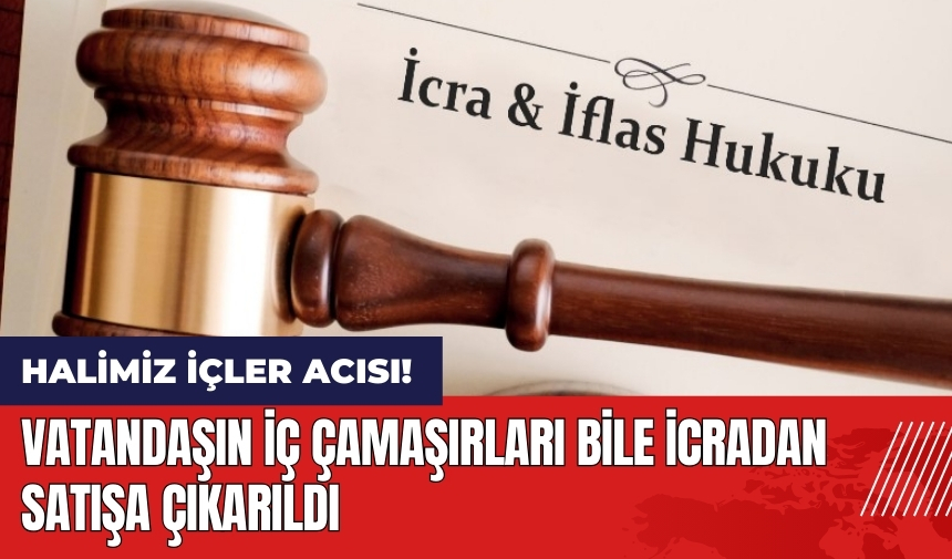 Halimiz içler acısı! Vatandaşın iç çamaşırları bile satışa çıkarıldı