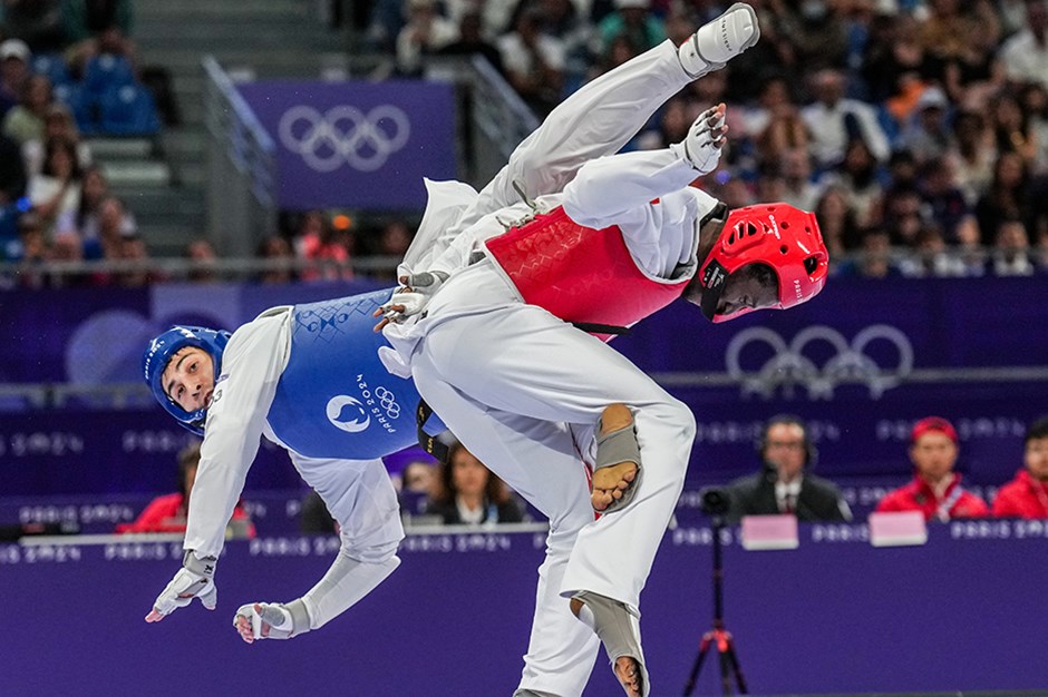 Hakan Reçber Paris 2024'te çeyrek finale yükseldi