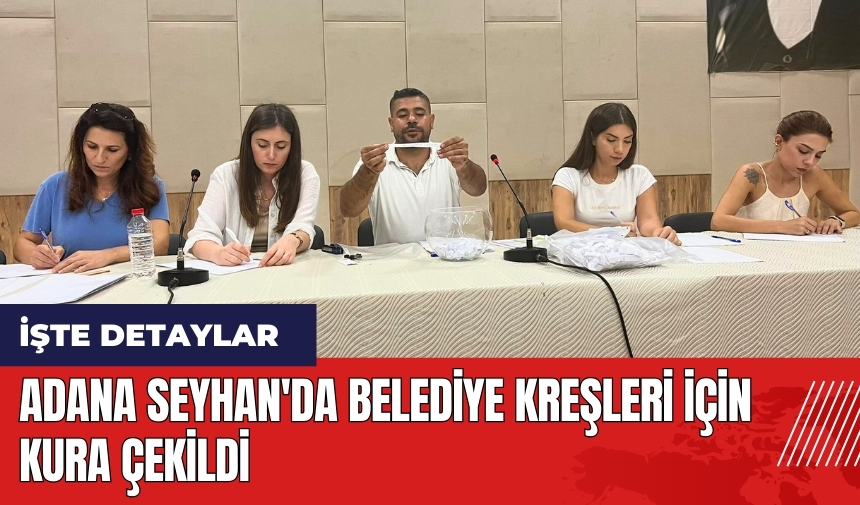 Adana Seyhan'da belediye kreşleri için kura çekildi