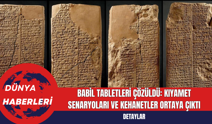 Babil Tabletleri Çözüldü: Kıyamet Senaryoları ve Kehanetler Ortaya Çıktı