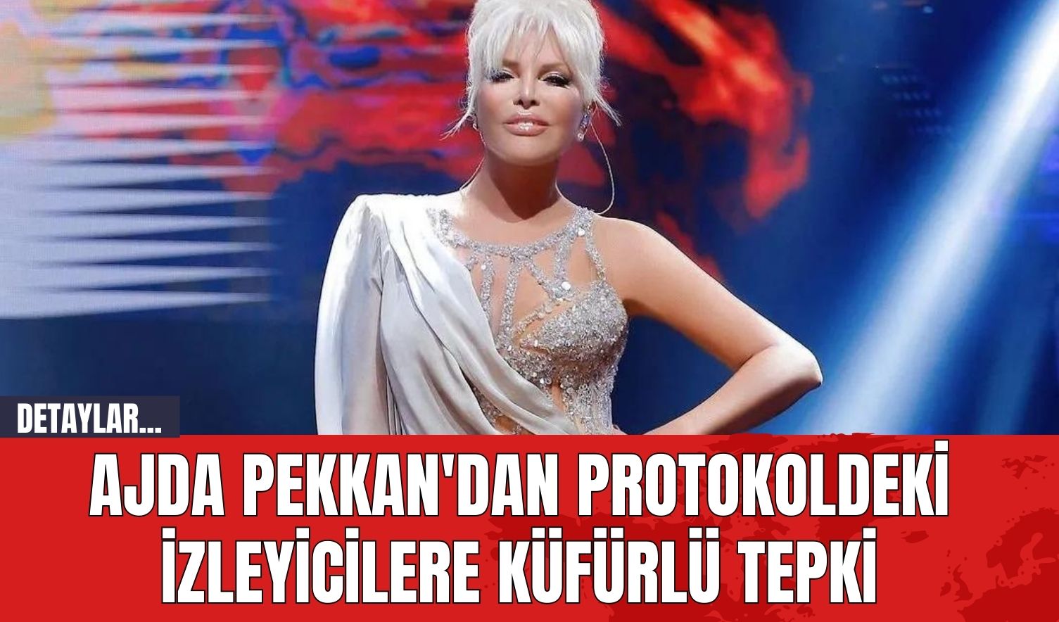 Ajda Pekkan'dan Protokoldeki İzleyicilere Küfürlü Tepki