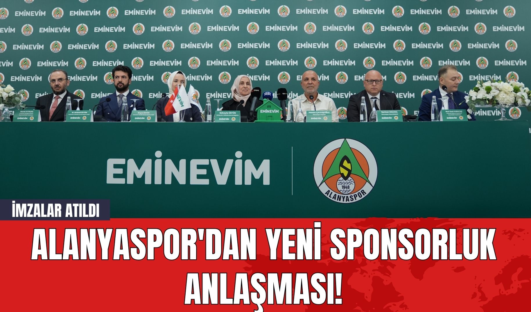 Alanyaspor'dan Yeni Sponsorluk Anlaşması! İmzalar Atıldı