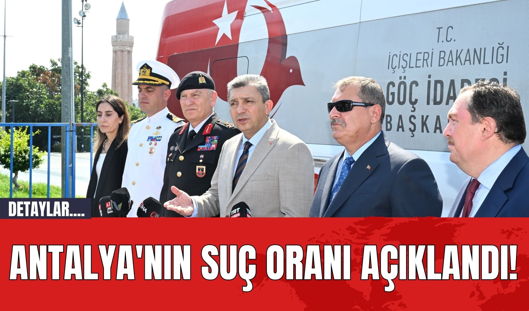 Antalya'nın Suç Oranı Açıklandı!