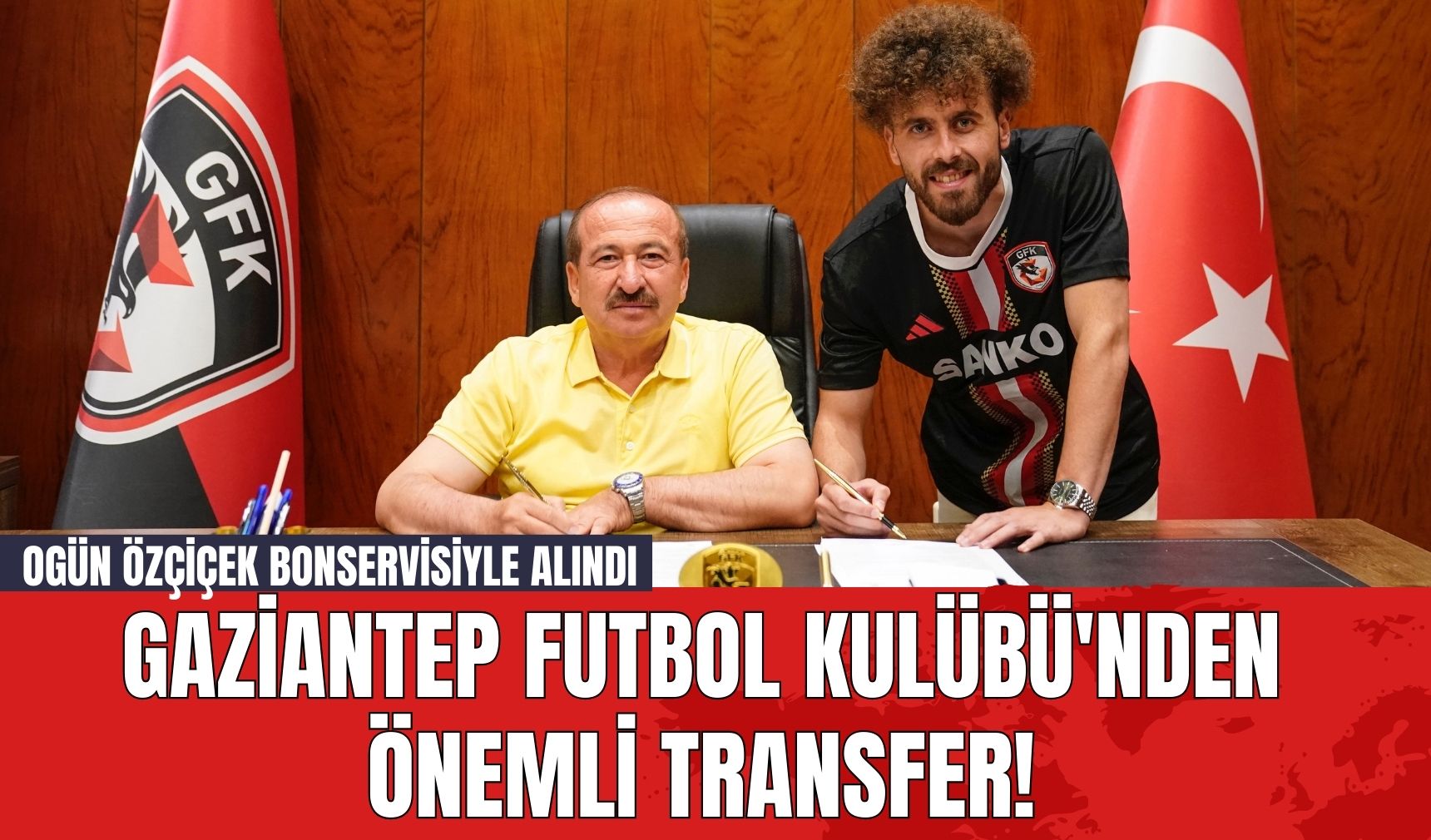 Gaziantep Futbol Kulübü'nden Önemli Transfer! Ogün Özçiçek Bonservisiyle Alındı