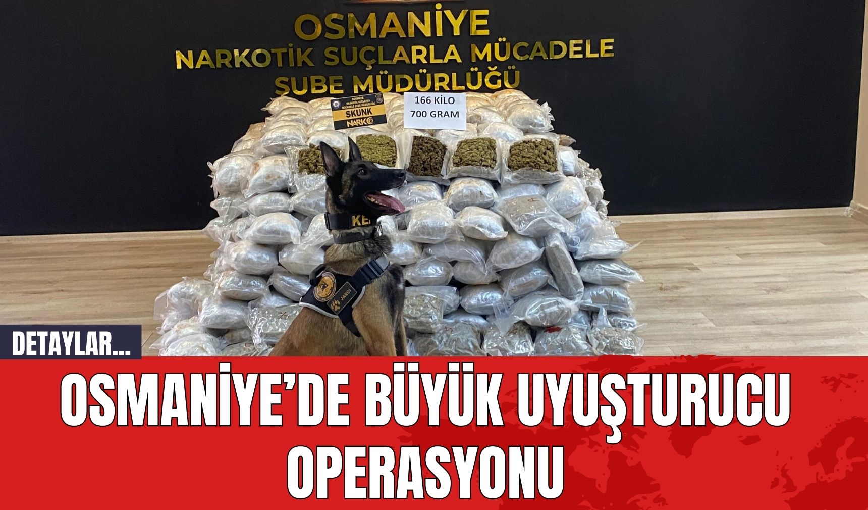 Osmaniye’de büyük uy*şturucu operasyonu