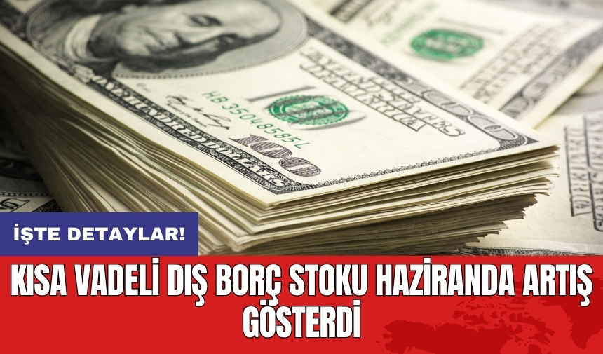 Kısa vadeli dış borç stoku haziranda artış gösterdi