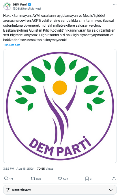 Meclis'teki Kavgada Gülistan Koçyiğit Yaralandı! Dem Parti'den Sert Açıklama 2