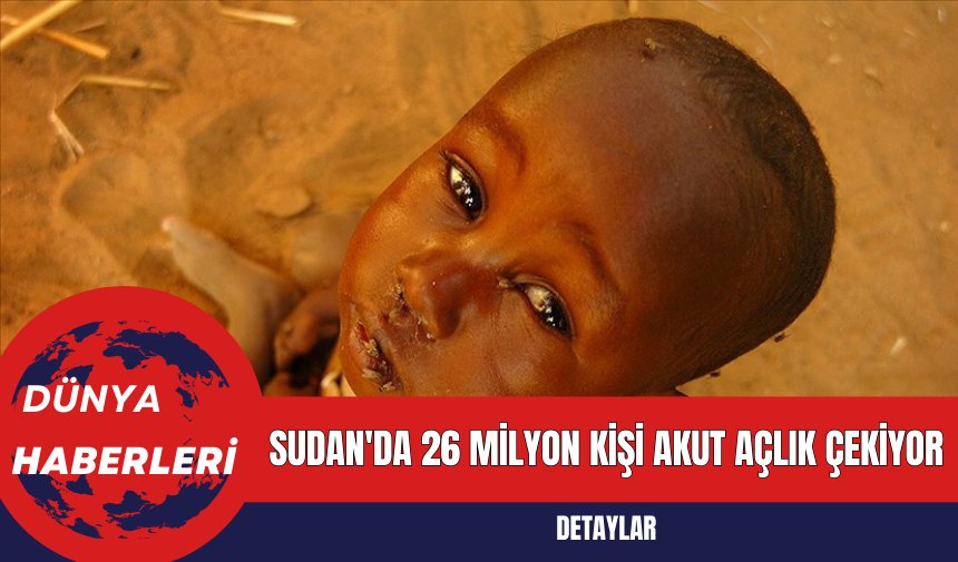 Sudan'da 26 Milyon Kişi Akut Açlık Çekiyor