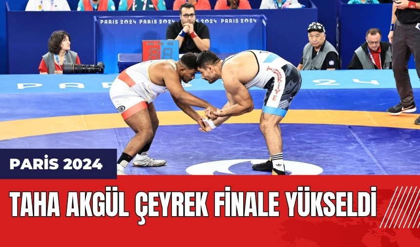 Taha Akgül Paris 2024'te çeyrek finale yükseldi